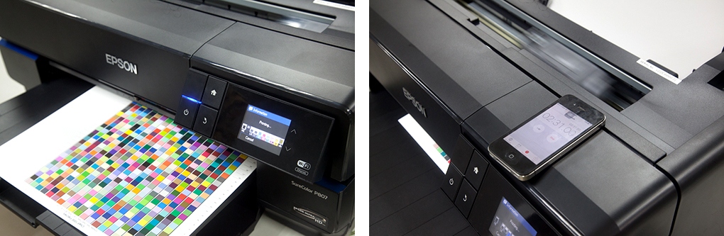 Epson P807 printspeed 